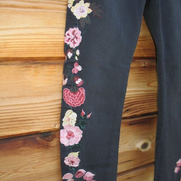 NWT One Teaspoon Embroidered Bird Of Paradise Jeans - Picture 6 of 12